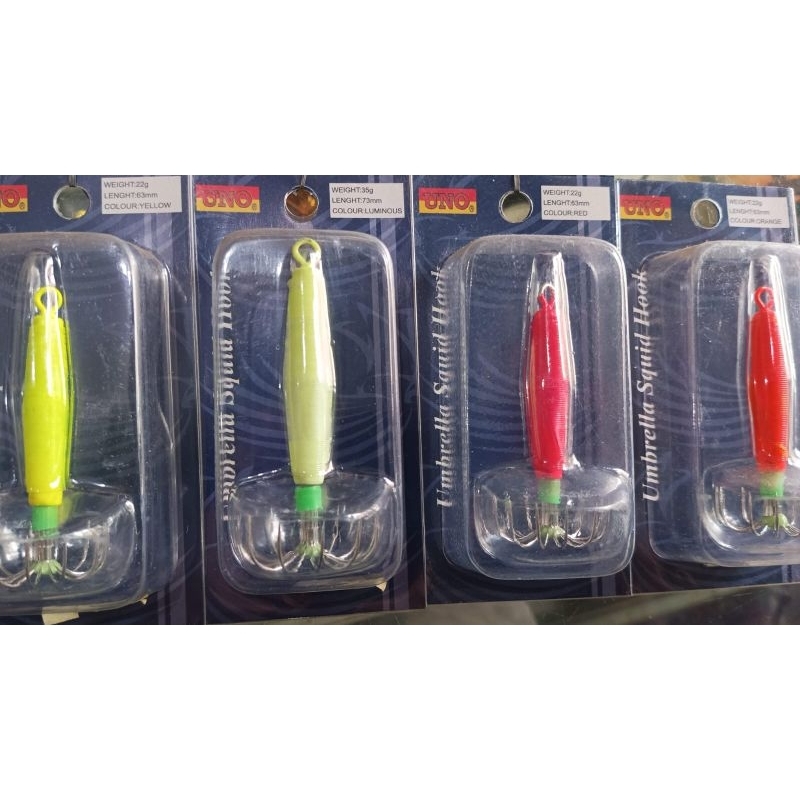 Pancing Cumi Spidol / Umbrella Jig Hook UNO