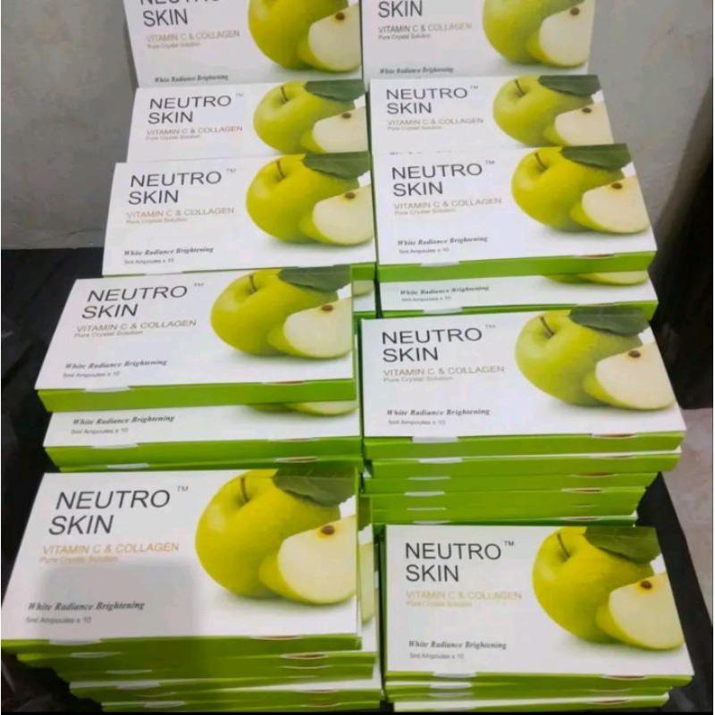 [TERBARU] Neutro Skin Vitamin C & Apple Collagen Nano Orginal Bersegel ( PERBOX )