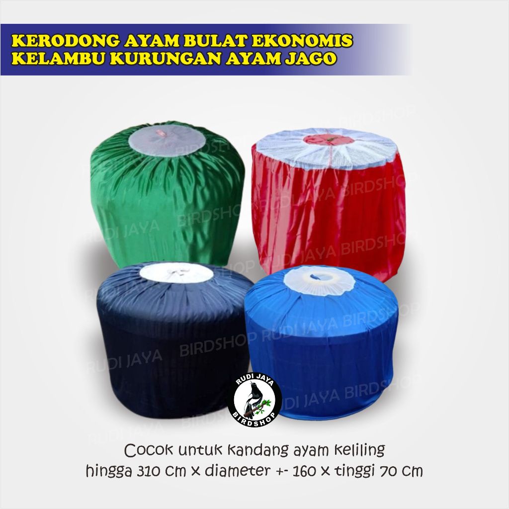 KRODONG KERODONG AYAM BULAT EKONOMIS KURUNGAN AYAM JAGO HYGET SELIMUT PENUTUP KANDANG ANTI NYAMUK