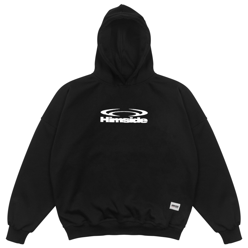 Himside - Aim Black Boxy Pullover Hoodie - Unisex