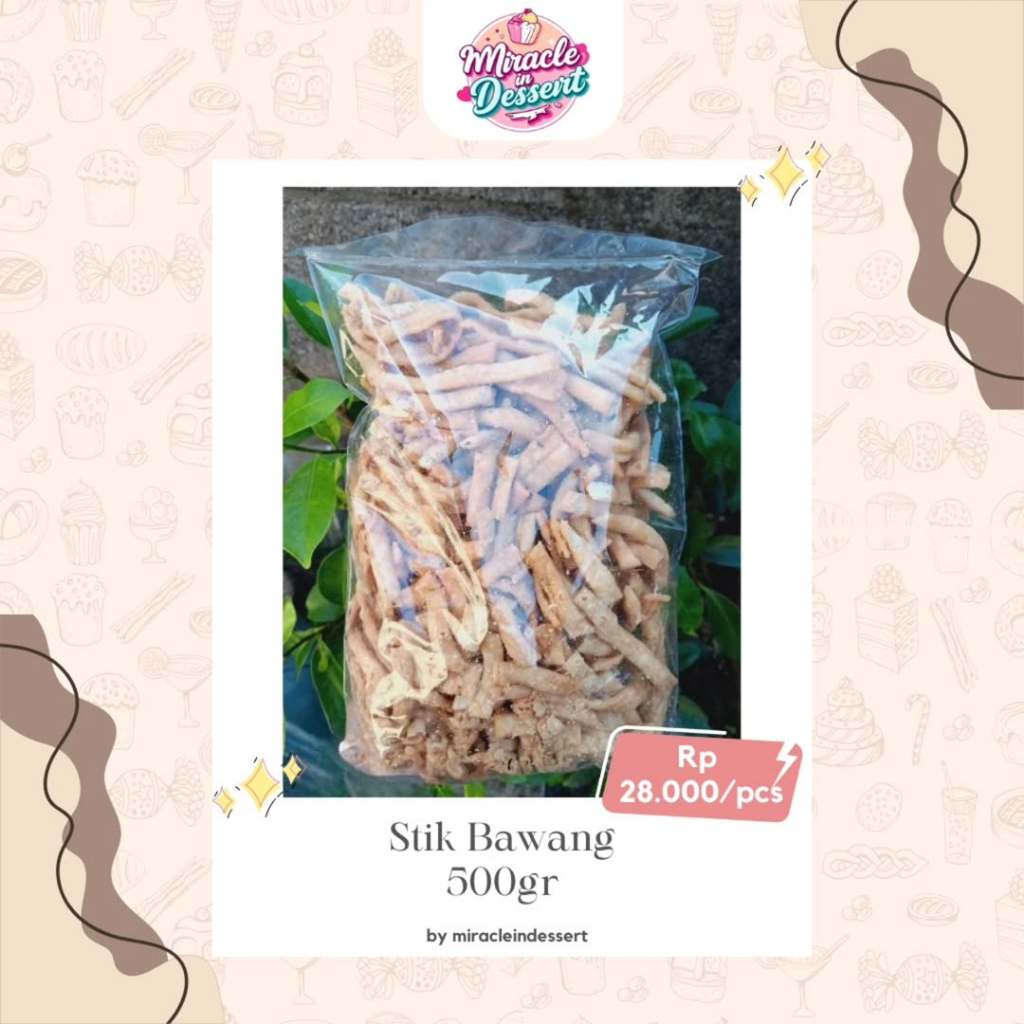 

Snack Camilan Stik Bawang 500gr