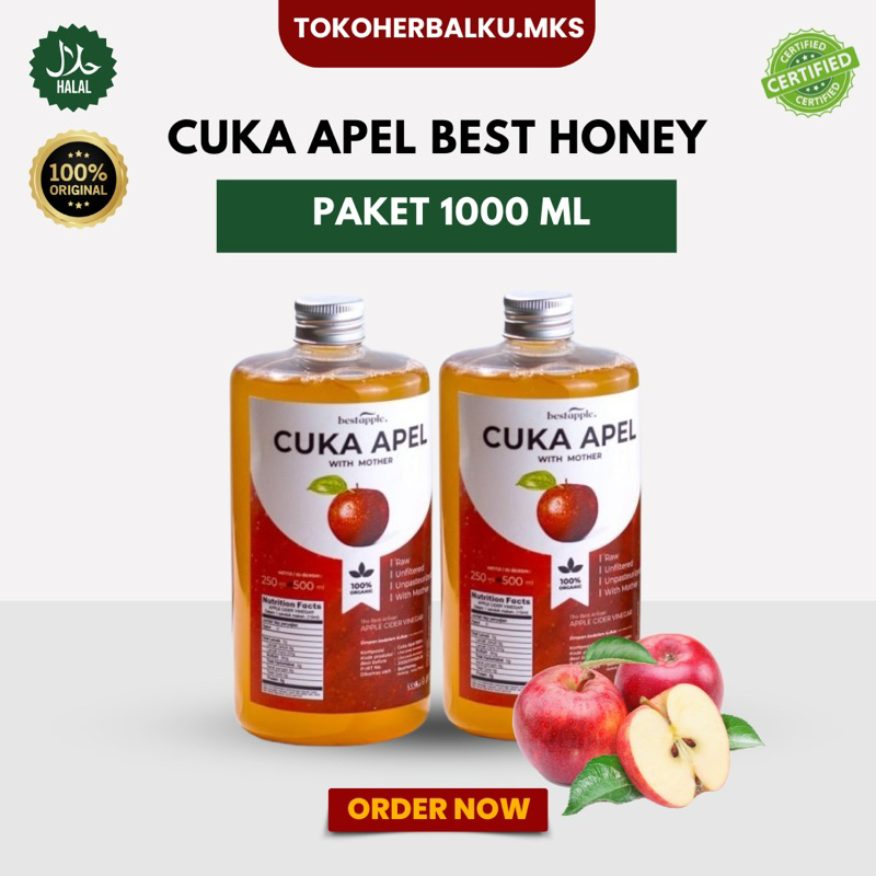 

CUKA APEL Best Honey with Moter PAKET 2 BOTOL 500ml