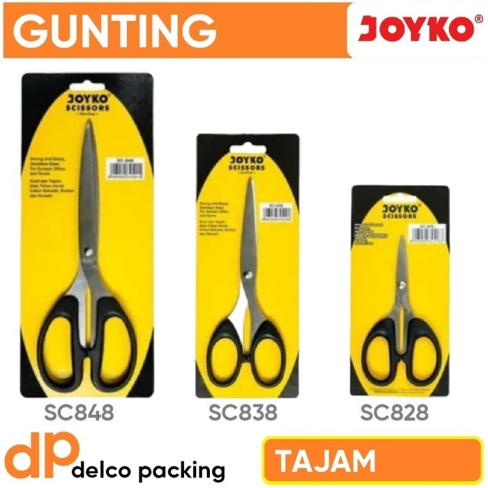 

Joyko Gunting Scissors Besar Tanggung Kecil SC848 SC838 SC828 Tajam