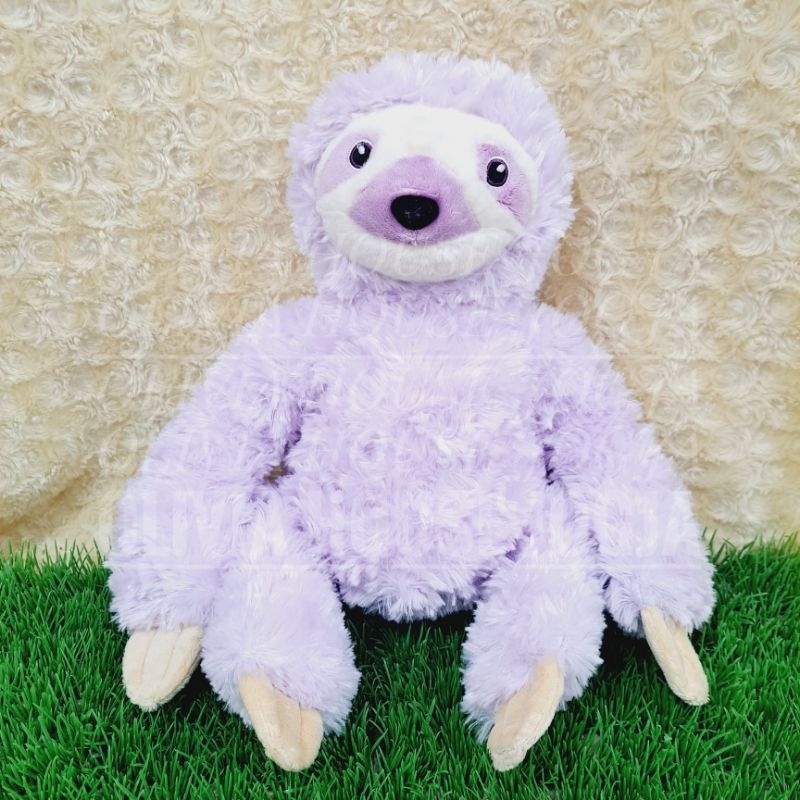 Boneka Kukang Ungu Perekat Boneka Sit Sloth Ungu Boneka Kukang Bul Curly Ungu