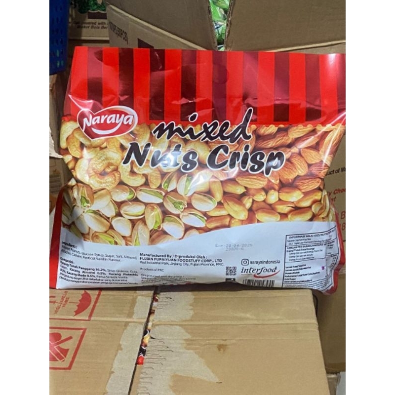 

PERMEN KACANG KUE KACANG NARAYA MIXED NUTS CRIP