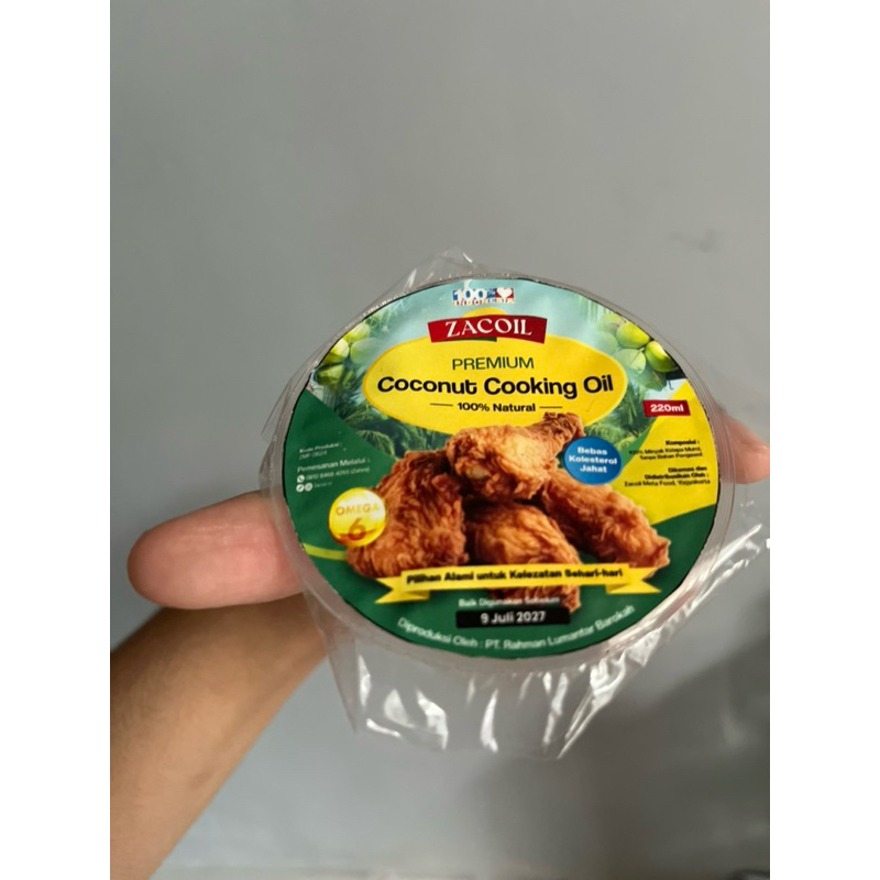 

Minyak Goreng Kelapa Zacoil 220 ml