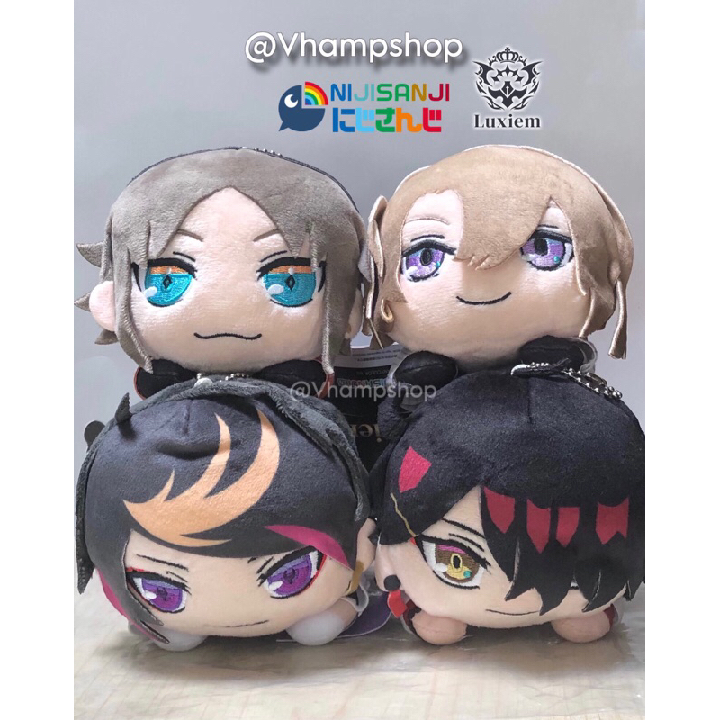 Nijisanji Luxiem Vtuber Nesoberi Plush Mysta Rias, Vox Akuma, Shu Yamino, Luca Kaneshiro anime doll 