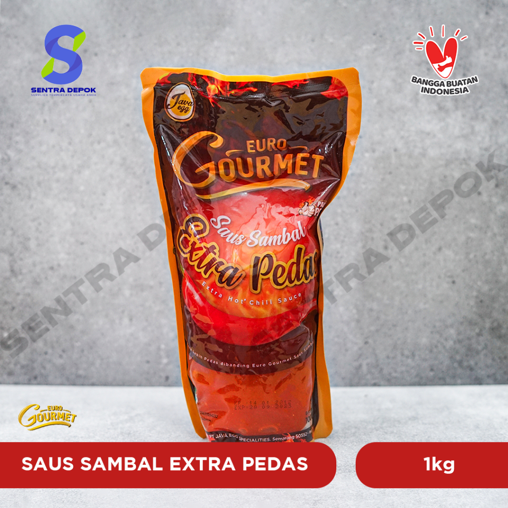

Euro Gourmet Saus Sambal Extra Pedas – 1kg