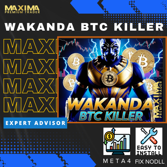 Robot Trading MT4 Wakanda + Interprise BTC Killer EA - FIX