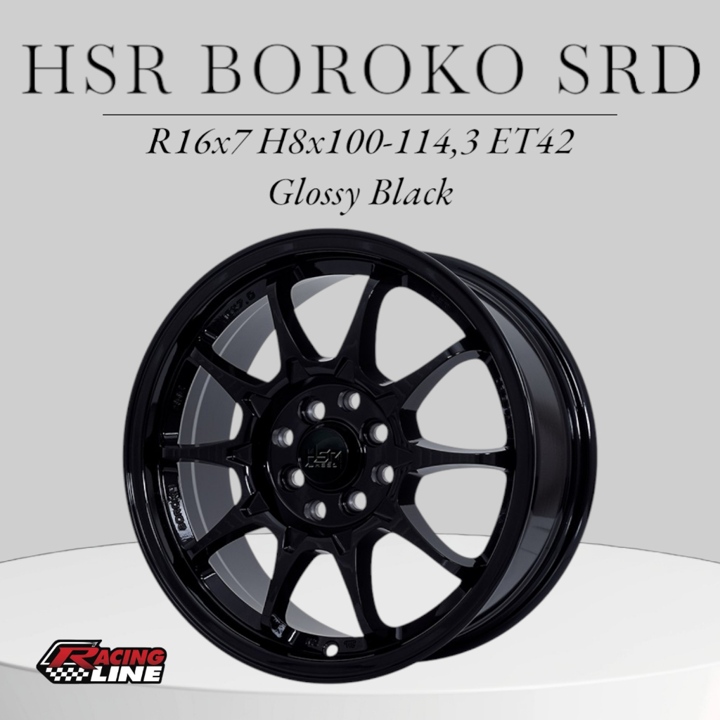 Velg Mobil Baleno, Mazda2, Alvez, Raize, Ring 16 HSR BOROKO SRD