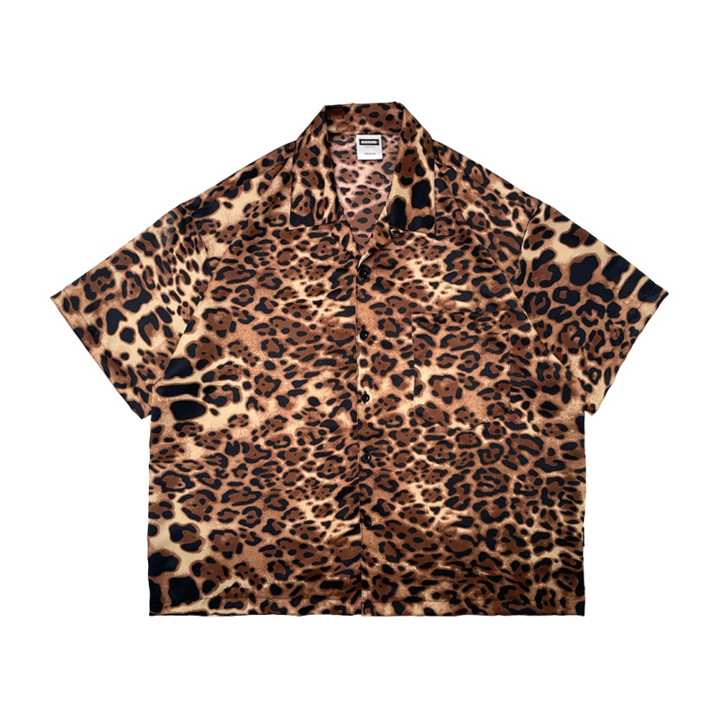 NERVEINV Boxy Shirt Hyena - Leopard