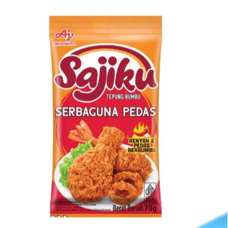 

Sajiku Tepung Bumbu Serba Guna PEDAS 70 gr
