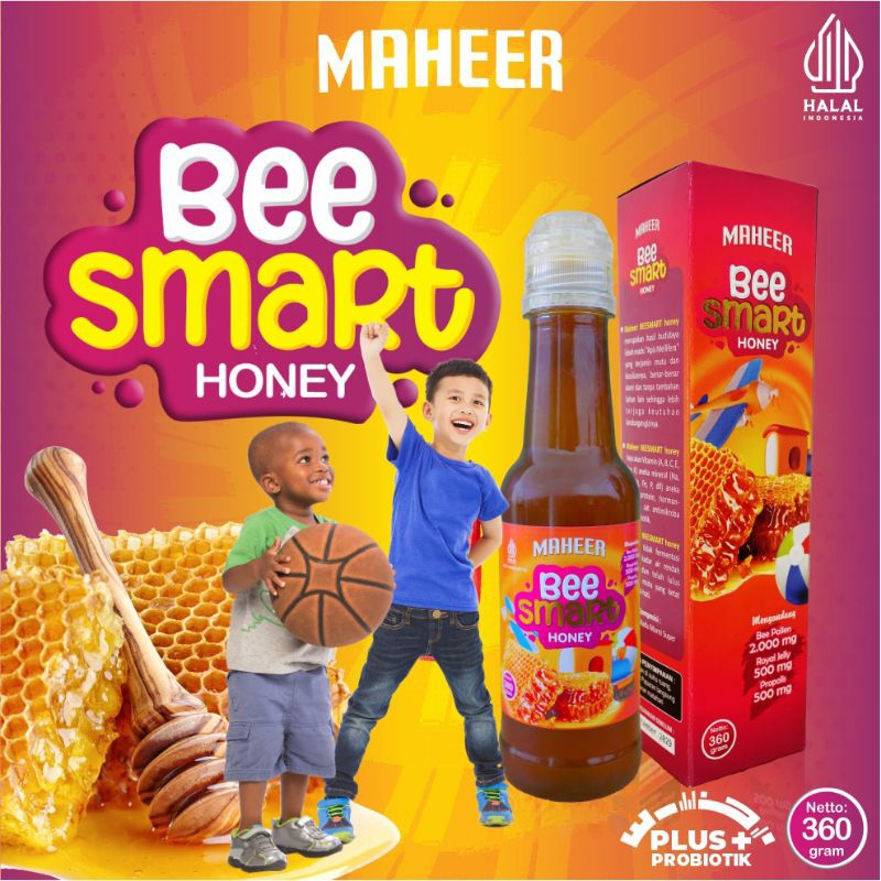 

Maheer Bee Smart Madu Penambah Kecerdasan Anak 350ml