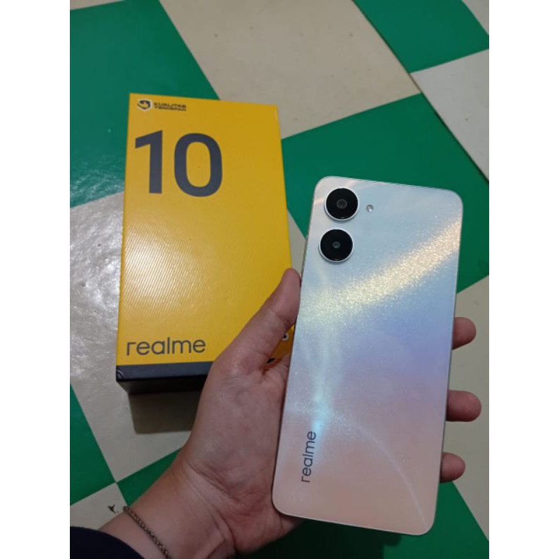 Hp Realme 10 4G 8/128 fullset mulus no minus