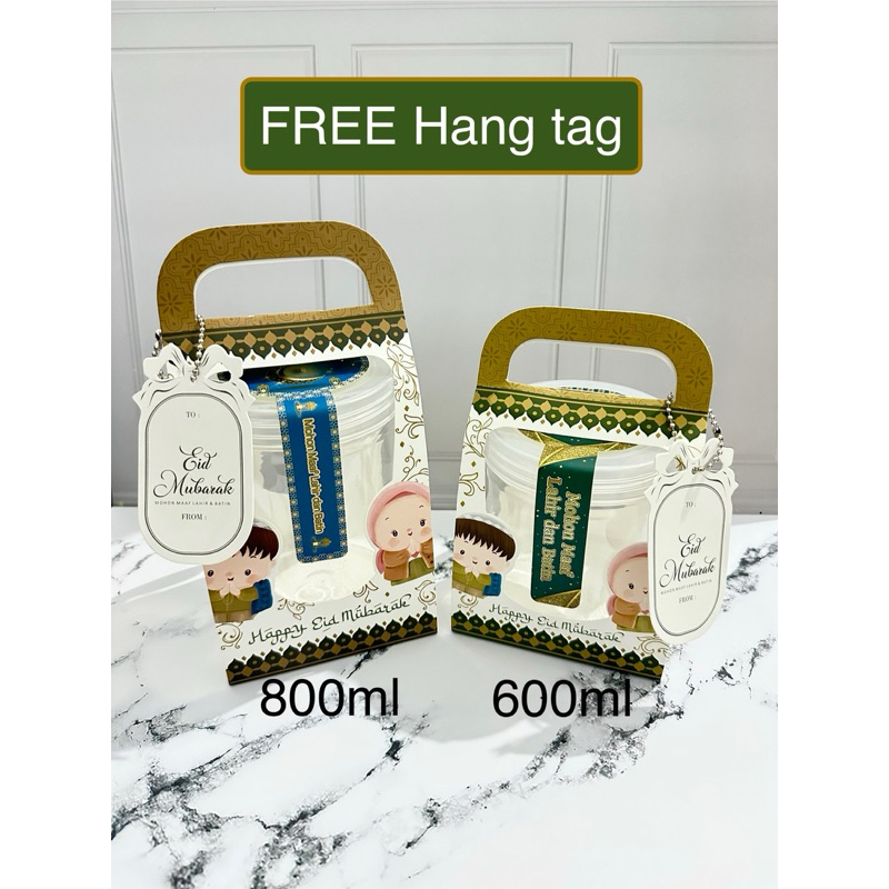 

[FREE HANGTAG] BOX HAMPERS TENTENG LEBARAN MUAT TOPLES 600-800ML/ DUS BINGKISAN LEBARAN/ DUS LEBARAN