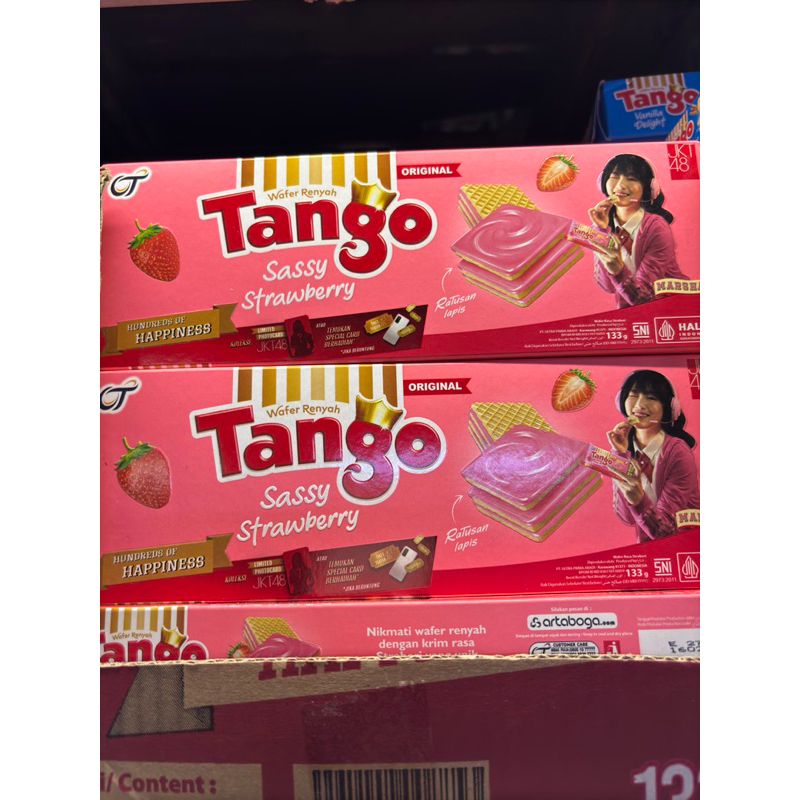 

Tango Wafer| Chocolate | Vanilla | Strawberry 133gr/box