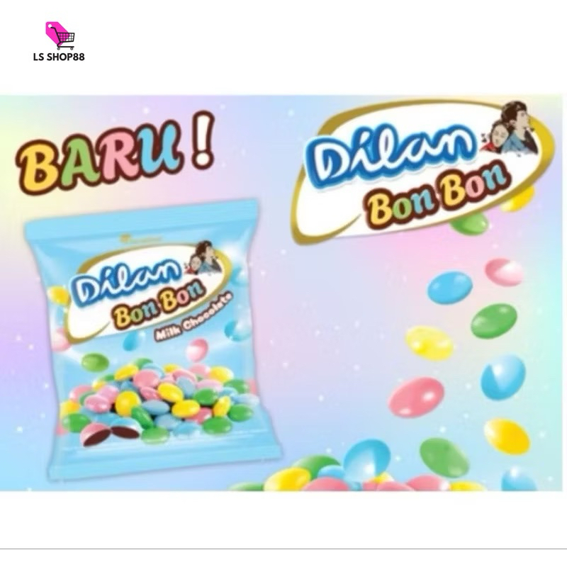 

Dilan BON BON // Permen isi Coklat renteng isi 10 Sachet