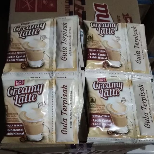 

Kopi Creamy Latte 22g isi 10 Pcs