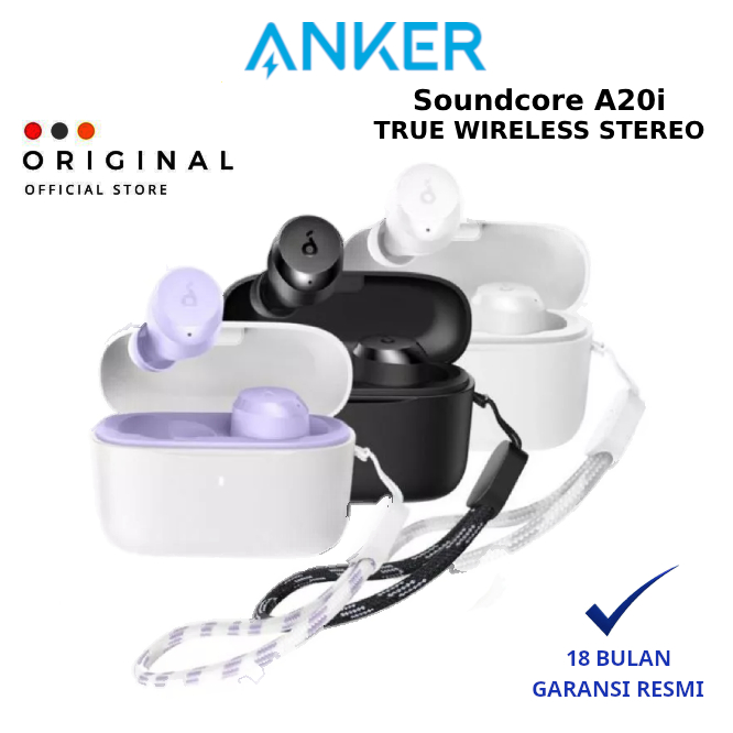 Anker Soundcore A20i A3948 - ANKER OFFICIAL STORE ( CODE 10007 ) / ANKER TWS A20I / TRUE WIRELESS A2