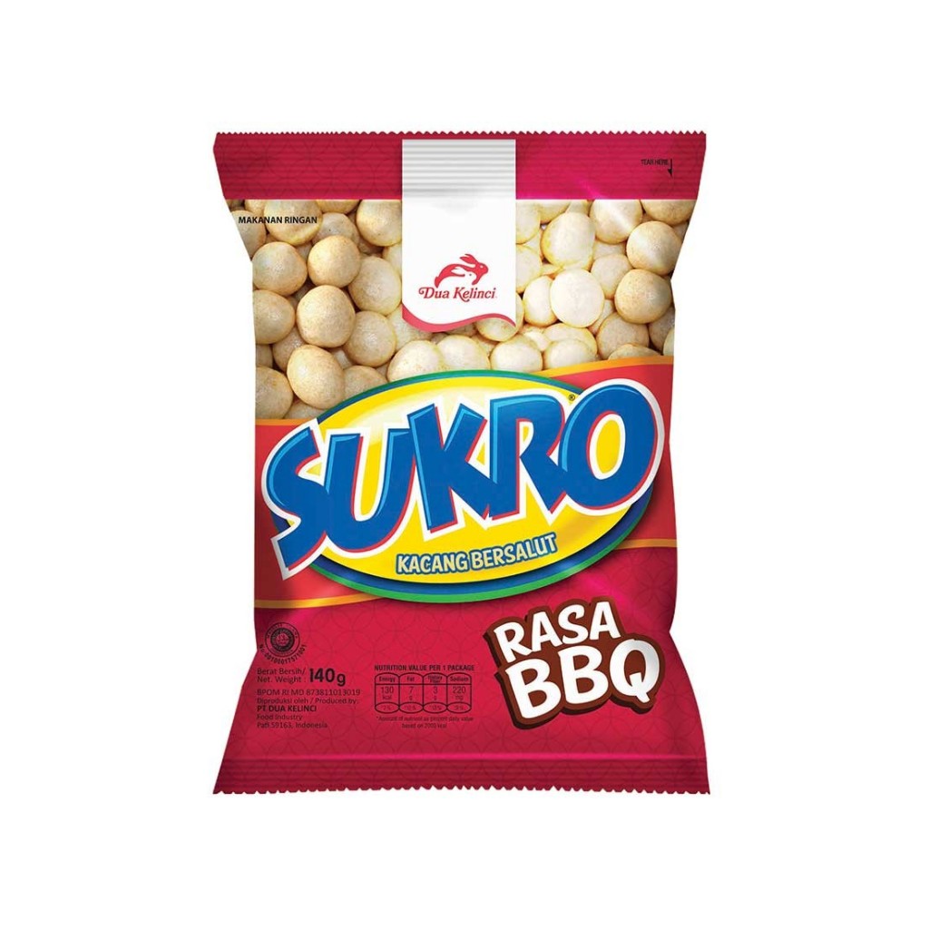 

Sukro Bbq 120gr kacang sukro balut tepung crispy snack kacang