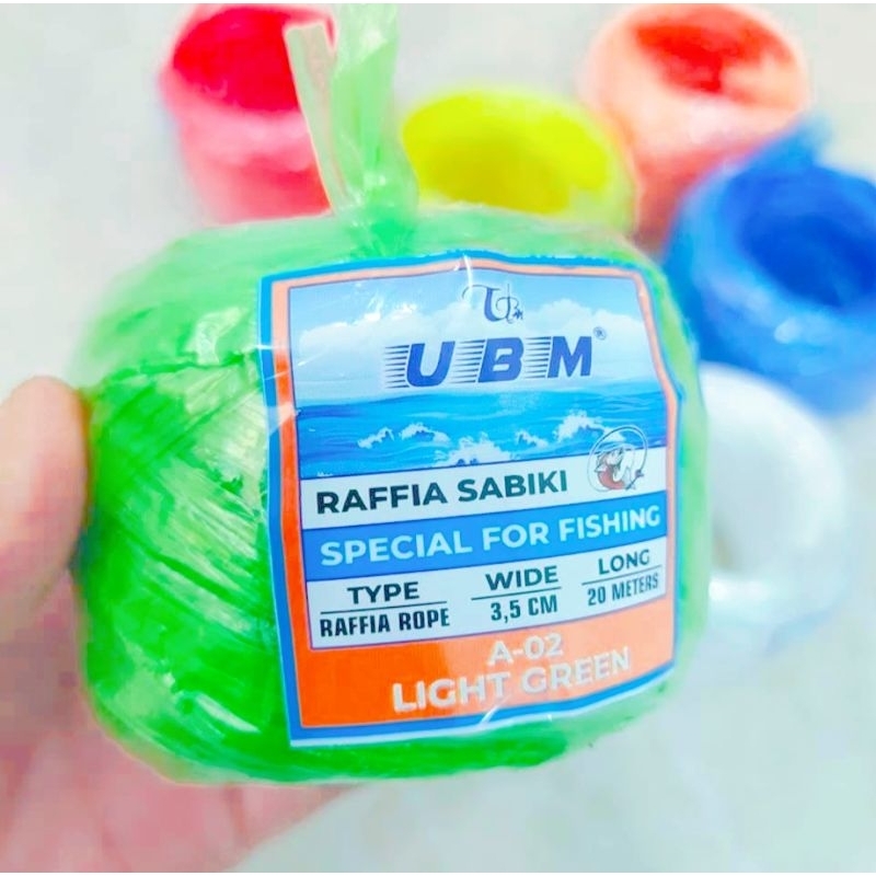 Tali Rafia Cap UBM Rafia terlaris umpan ikan umpan sabiki tali rafia bangka tali rafia umpan ikan um