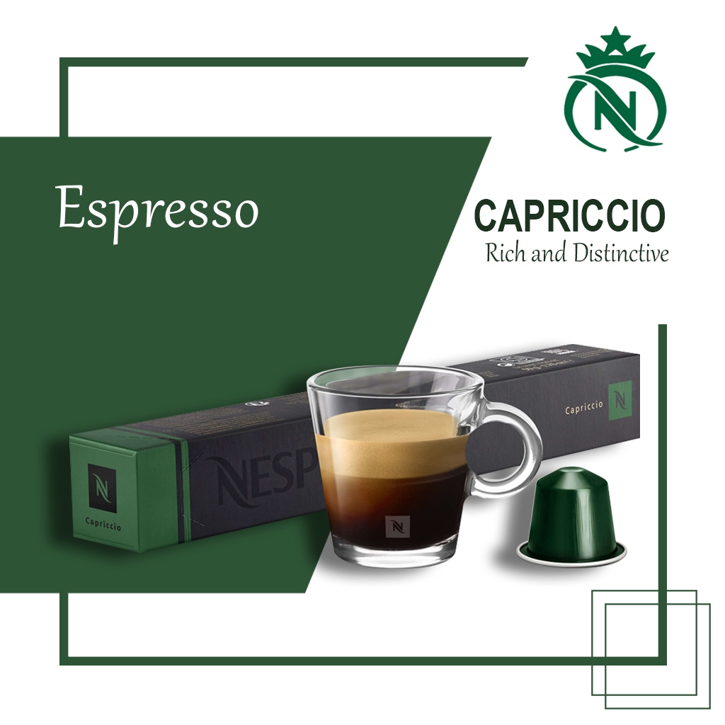 

Capsule Nespresso Capriccio - Kopi Kapsul Espresso Cereal Flavoured