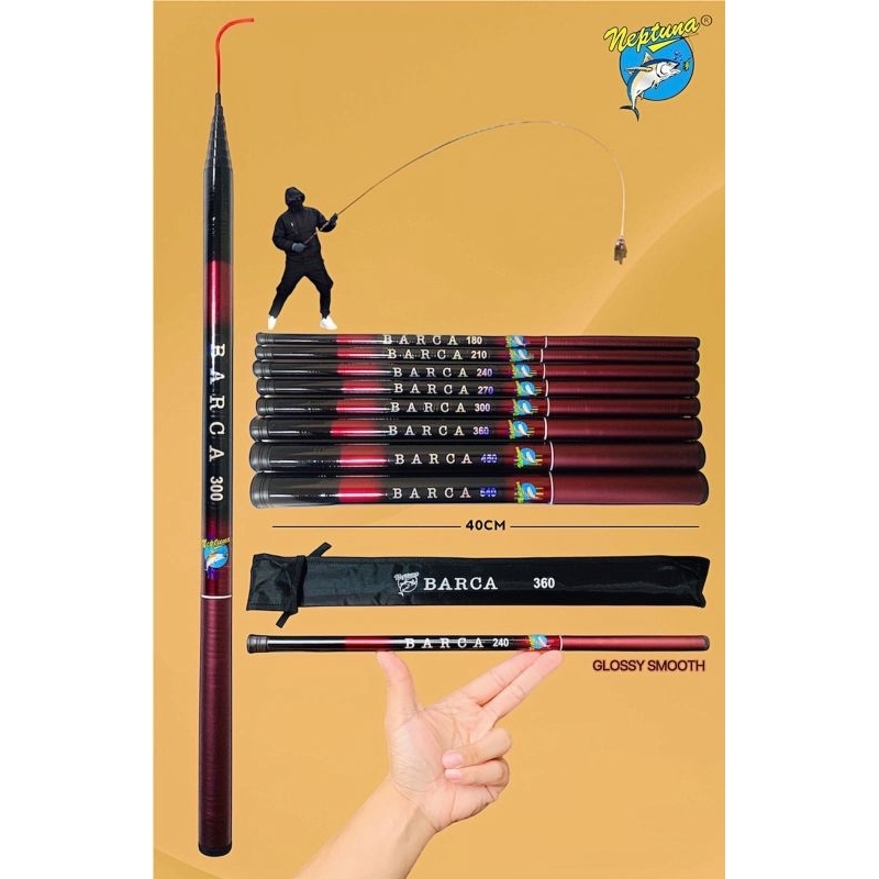 Joran Tegek Barca Ruas Pendek