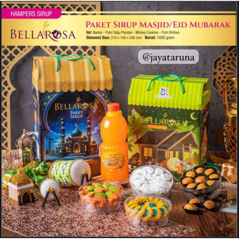 

HAMPERS KUE BELLAROSA - PAKET SIRUP MASJID /EID MUBARAK