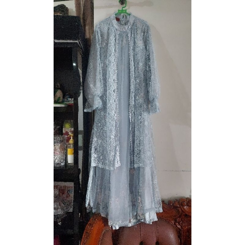 Premium french lace dress look alike kaia or cera or saptodjokokartiko or  kina atelier or boh studi