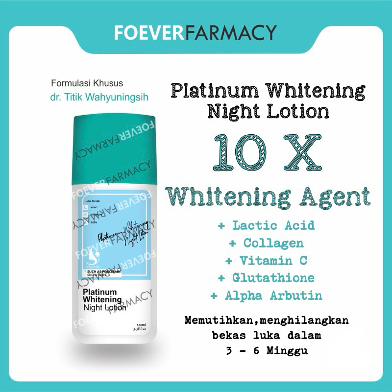 dr Titik Wahyuningsih LOTION PLATINUM LOTION BOOSTER PLUS | LOTION PEMUTIH BOOSTER | LOTION BOOSTER 