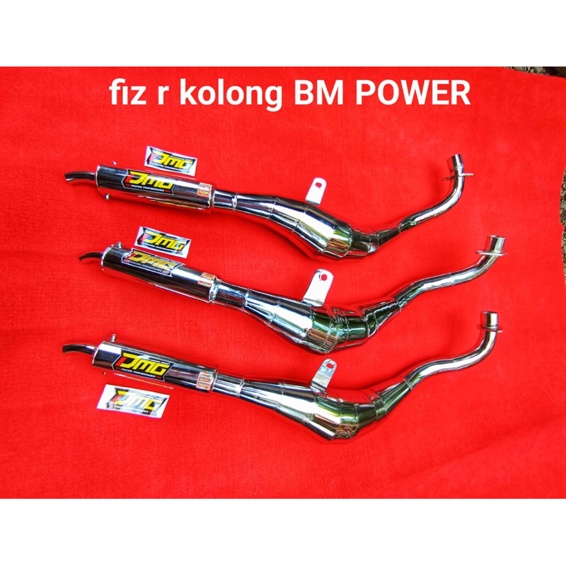KNALPOT FIZr F1Zr FORCE1 STANDAR RACING KOLONG BAWAH BM FULL CROOM
