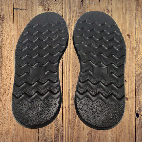 Sol Potong Outsole Sepatu Vibram Boot Redwing Hitam Putih - Shoe Cacing