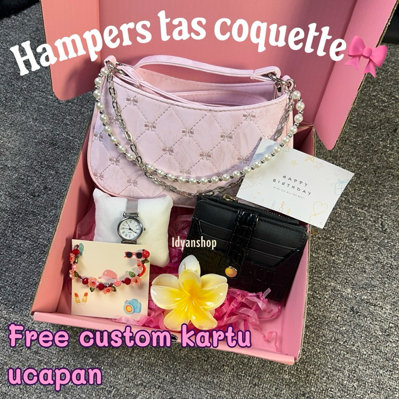 HAMPERS TAS PREMIUM IMPORT KADO CEWEK FASHION WANITA HAMPERS RAMADHAN LEBARAN HAMPERS TAS
