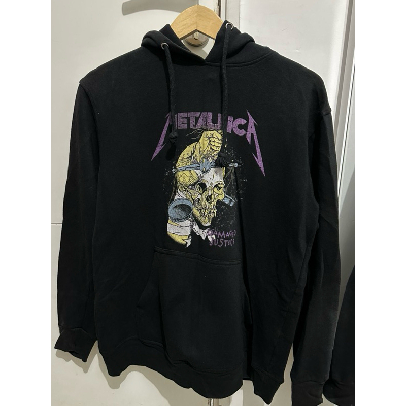 hoodie metalica preloved