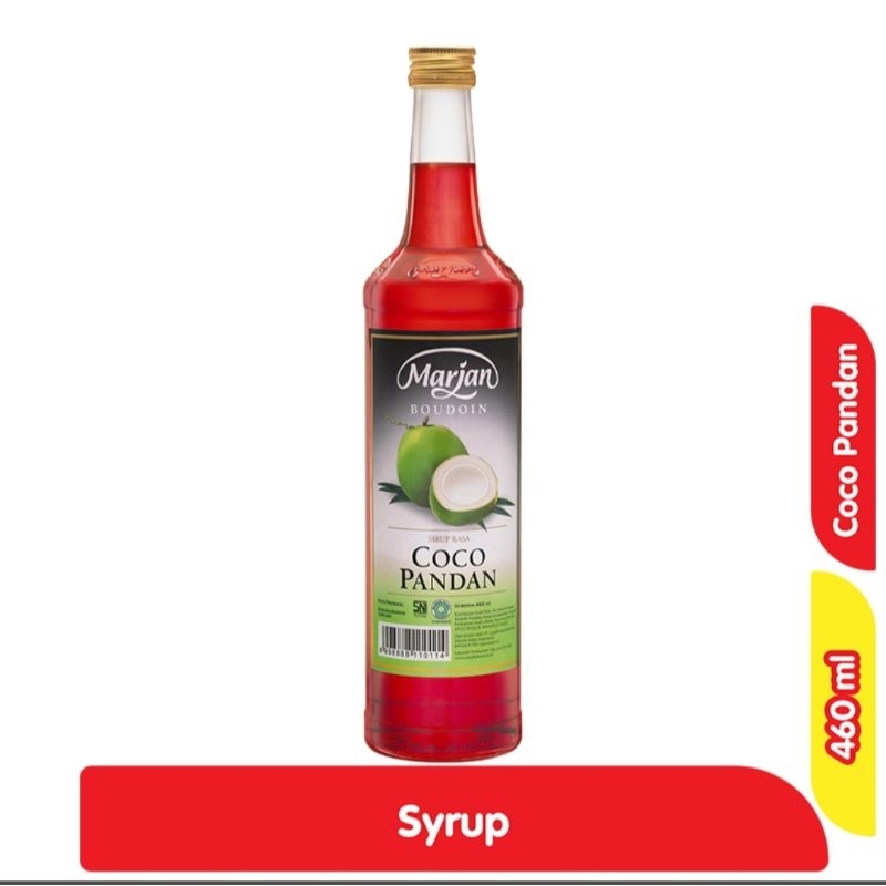 

Syrup Marjan coco pandan 460 ml