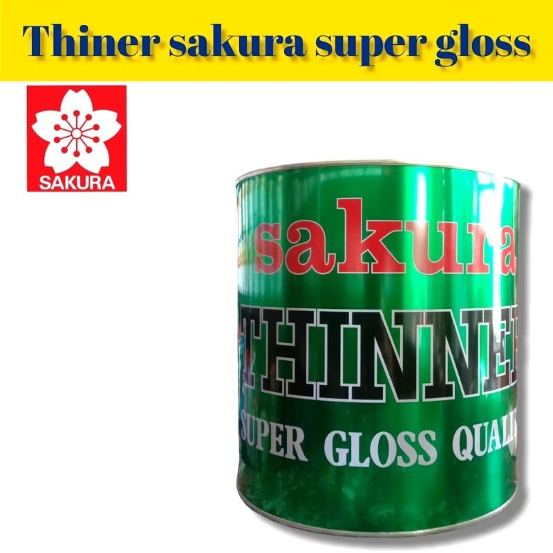 THINER PENGENCER CAT MINYAK CAT THINNER SAKURA 1 GALON