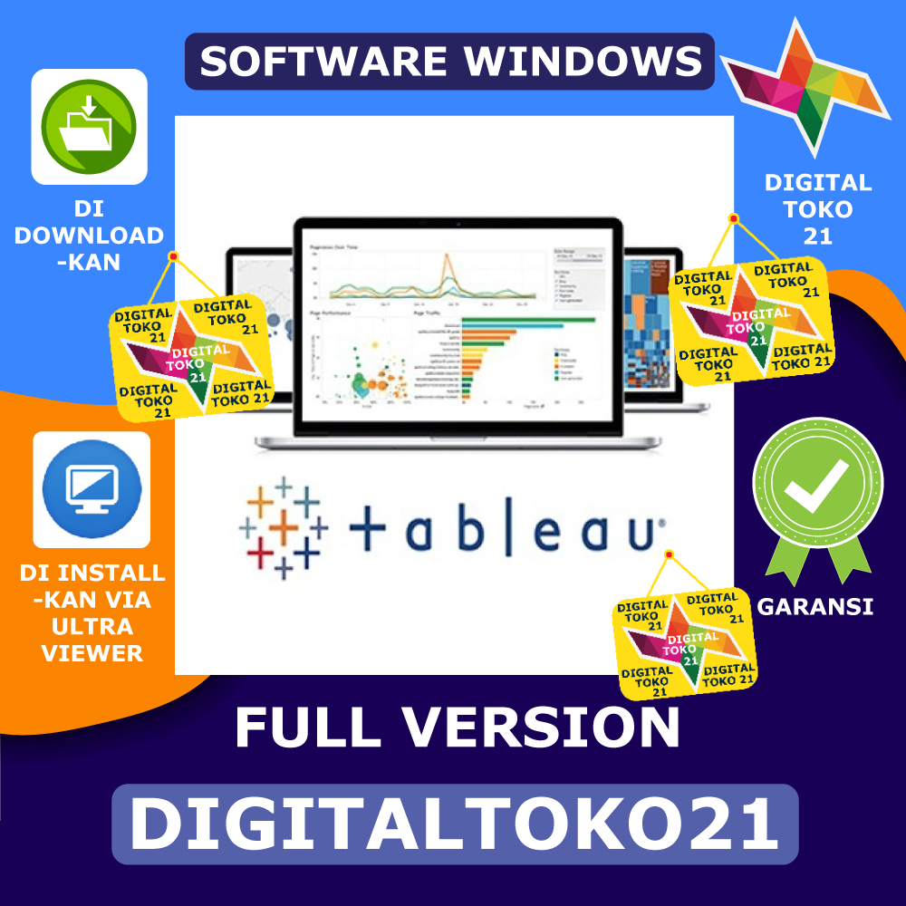[Diinstallkan] Tableau Desktop Professional 2020.1.2 Full Version Software PC Komputer Laptop Window