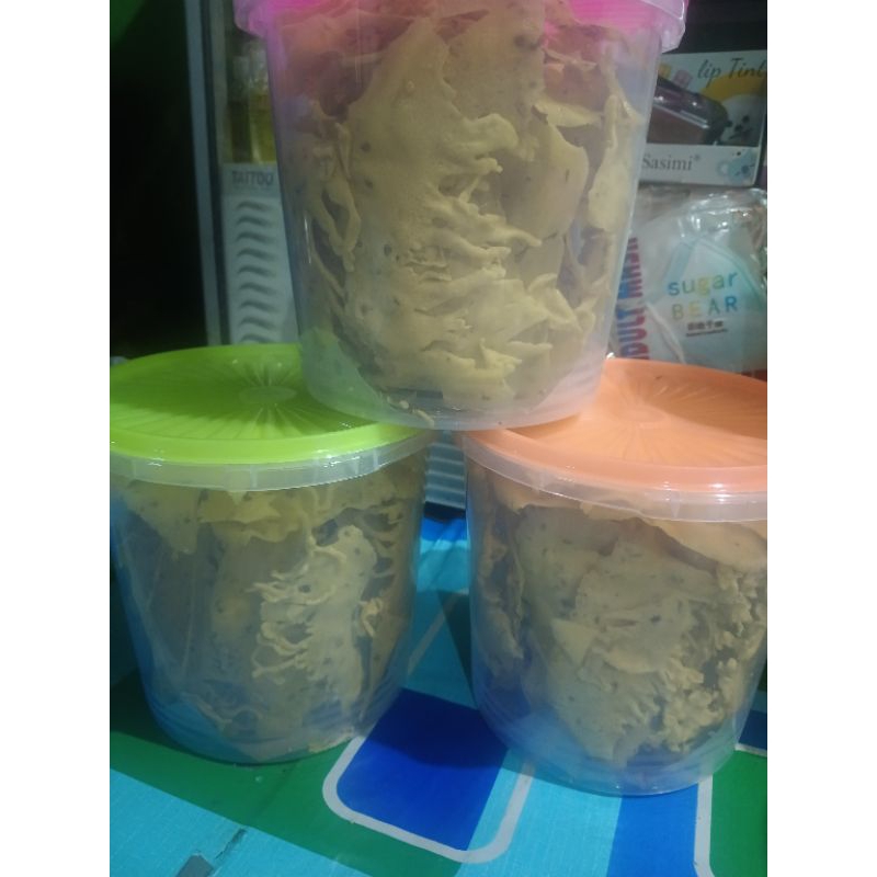

peyek kacang toples 5 liter