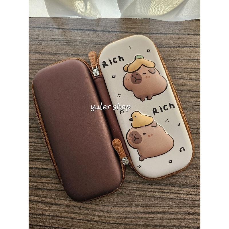 

HenJO Kotak Pensil 3D Eva Capybara Tempat Pensil Alat Tulis Stationary Anak PAUD-TK SD