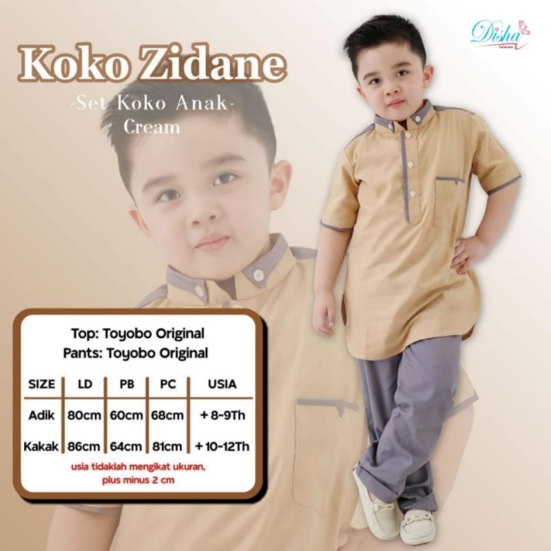 ZADE SET ZIDANE ANAK ORIGINAL BY DISHA