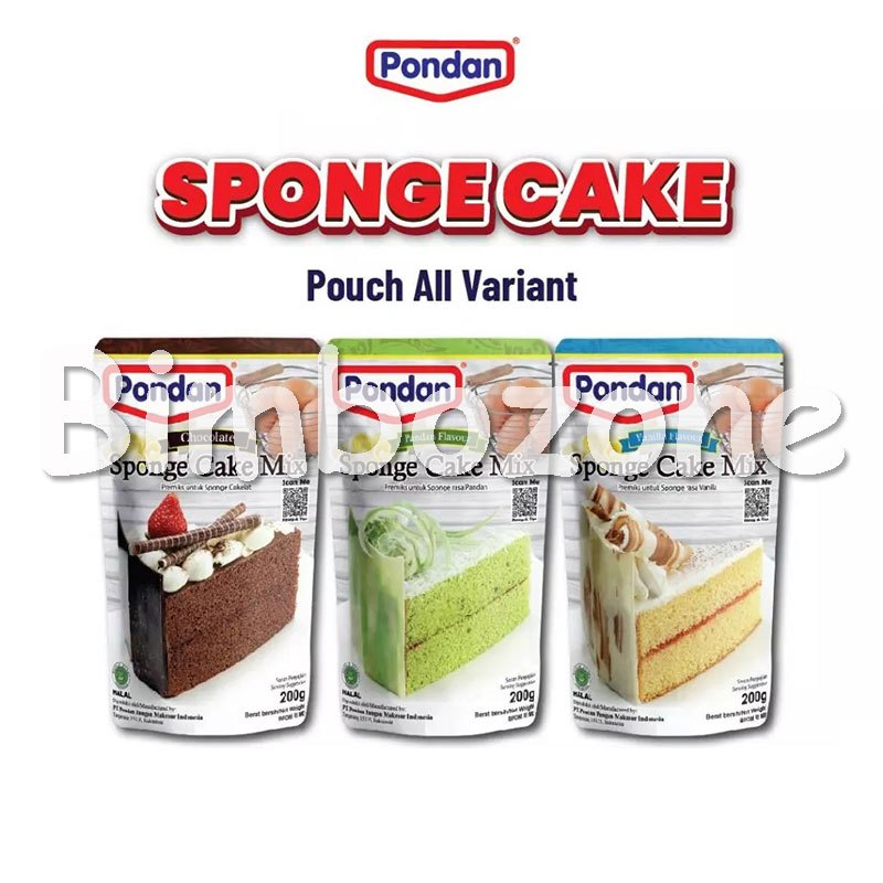 

Pondan Sponge Cake 200g