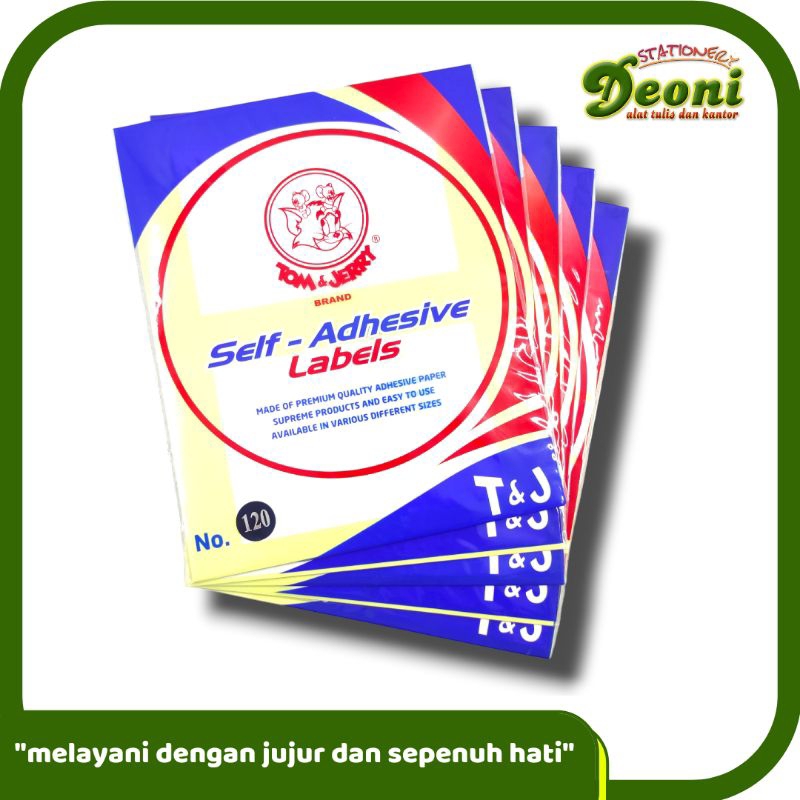 

TJ Label Sticker Self Adhesive 120