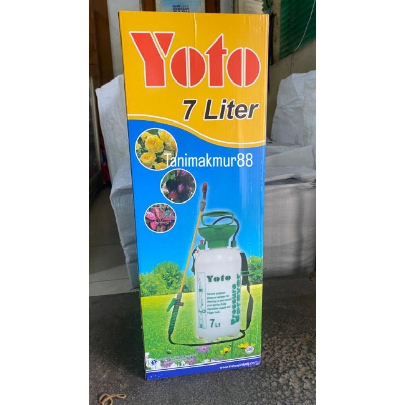 Sprayer Alat Semprot Bertekanan Yoto 7 Liter Semprotan Tanaman - SPRAYER YOTO 7 LITER ORIGINAL YOTO