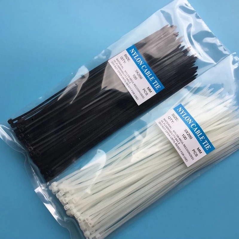 

100pcs Cable Ties Kabel Ties 10cm 15cm 20cm 25cm 30cm 35cm 40cm Cable Tie Kabel Tie Tali Ripet Plastik