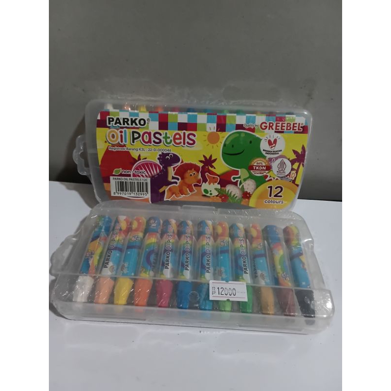 

Krayon Crayon Oil Pastel Greebel 12 Warna