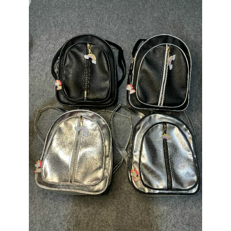 Tas Ransel ATHENA/Tas Gendong /Tas Ransel Wanita /Tas Ransel Wanita Silver /Tas Silver Backpack Kuli