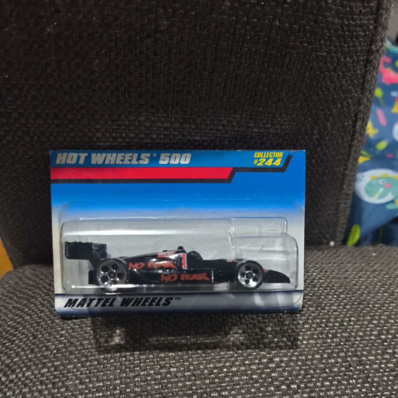 1998 Hot Wheels #244 Hot Wheels 500 with no fear tampo Hitam