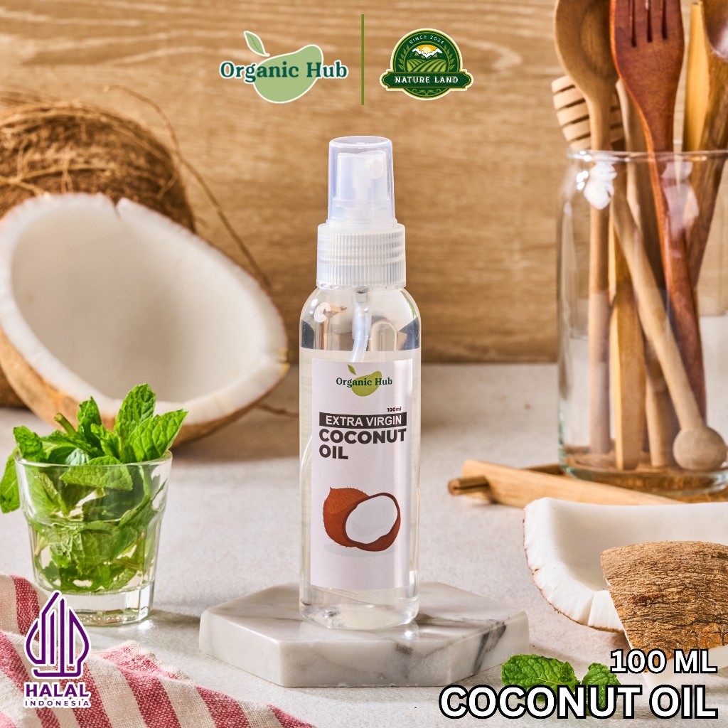 

Organic Hub Extra Minyak Kelapa EVCO Virgin Coconut Oil 100% Murni Premium Quality 100 ml