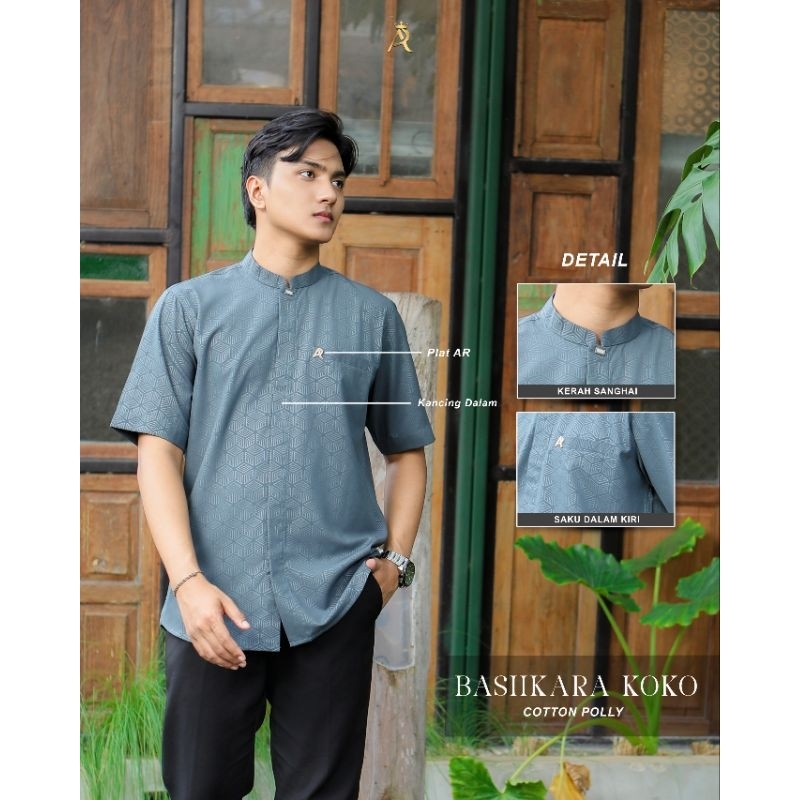 Koko Terbaru AR Rafi - Koko Bashkara - Koko Lengan Pendek- ORI BY AR RAFI