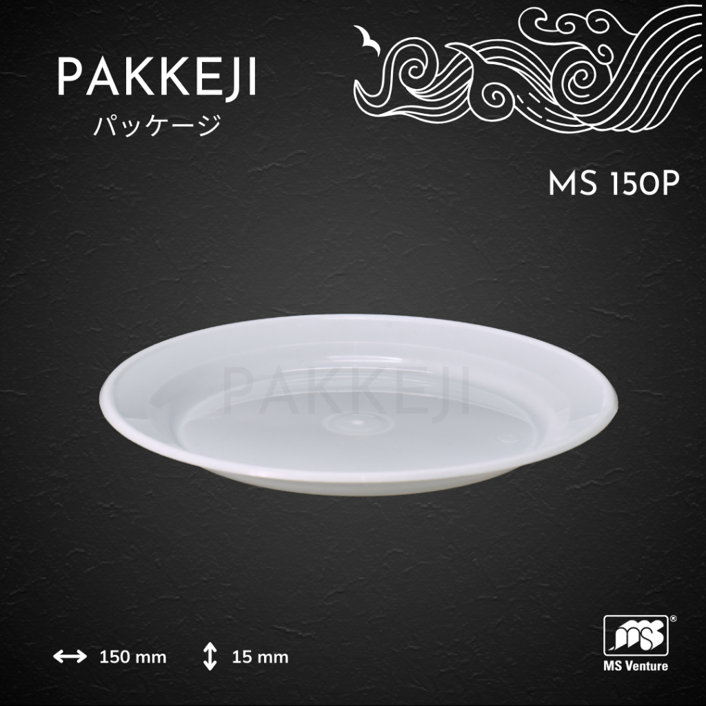 Pakkeji Plate 15cm - MS Venture - MS 150P-WH